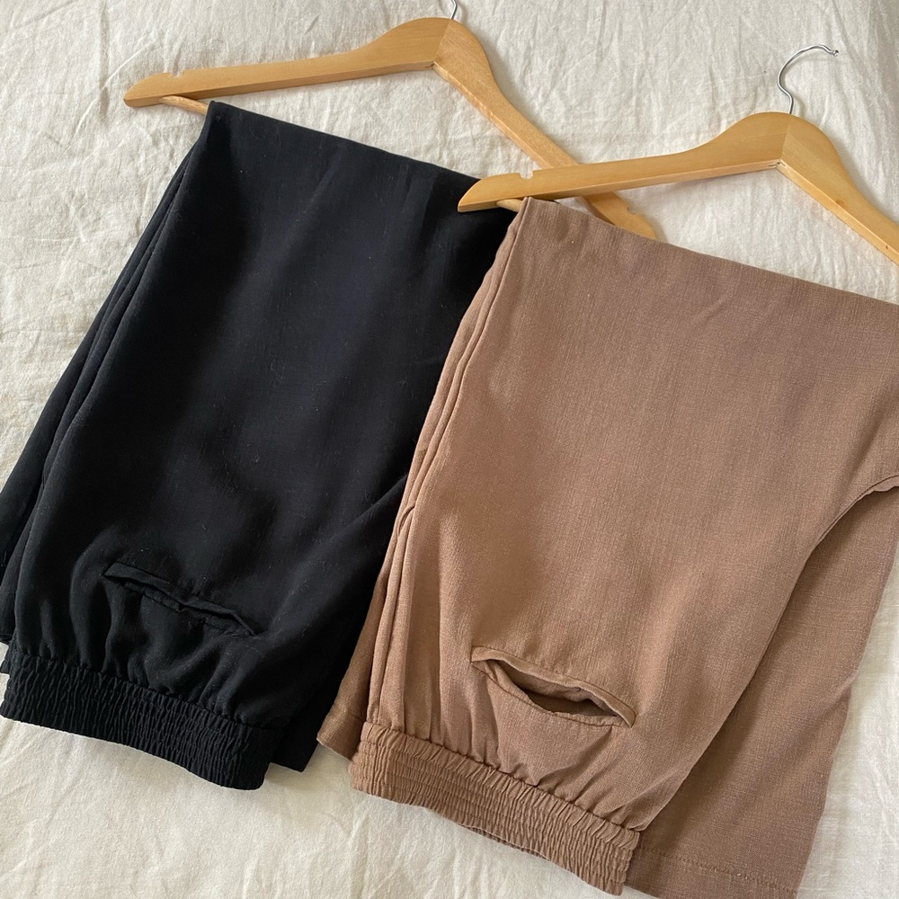 VETTA 100% Tensel Wide Leg Trouser